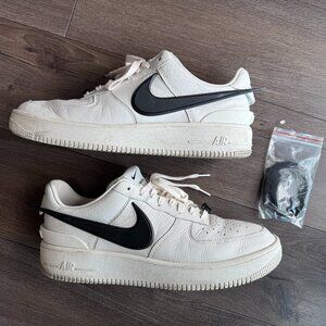 Nike Air Force 1 AMBUSH Collaboration Black/White Men's Size 12 w/ Packaging